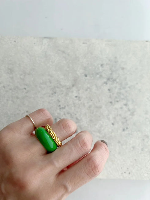 macaron † green